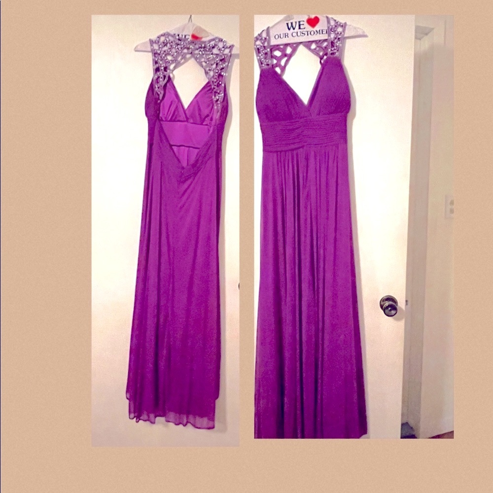 Purple Evening Dress for special occasions